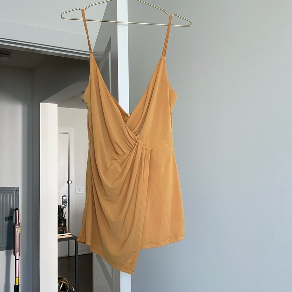 Gold romper